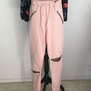 Missguided Light Pink joggers